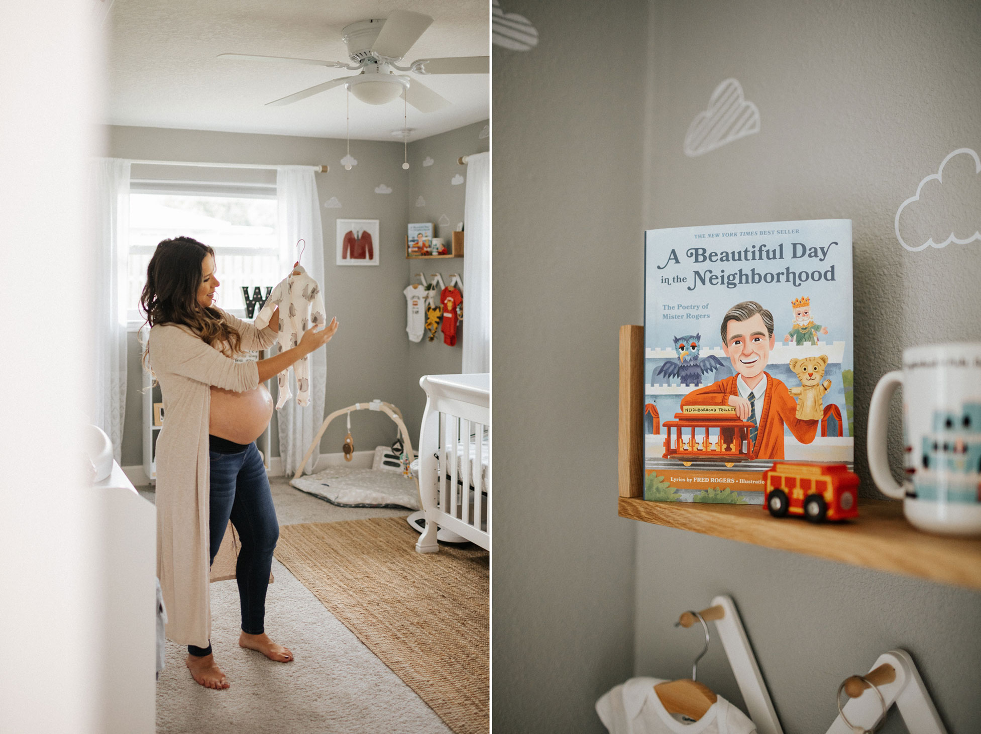 Tampa at home maternity photo & film session