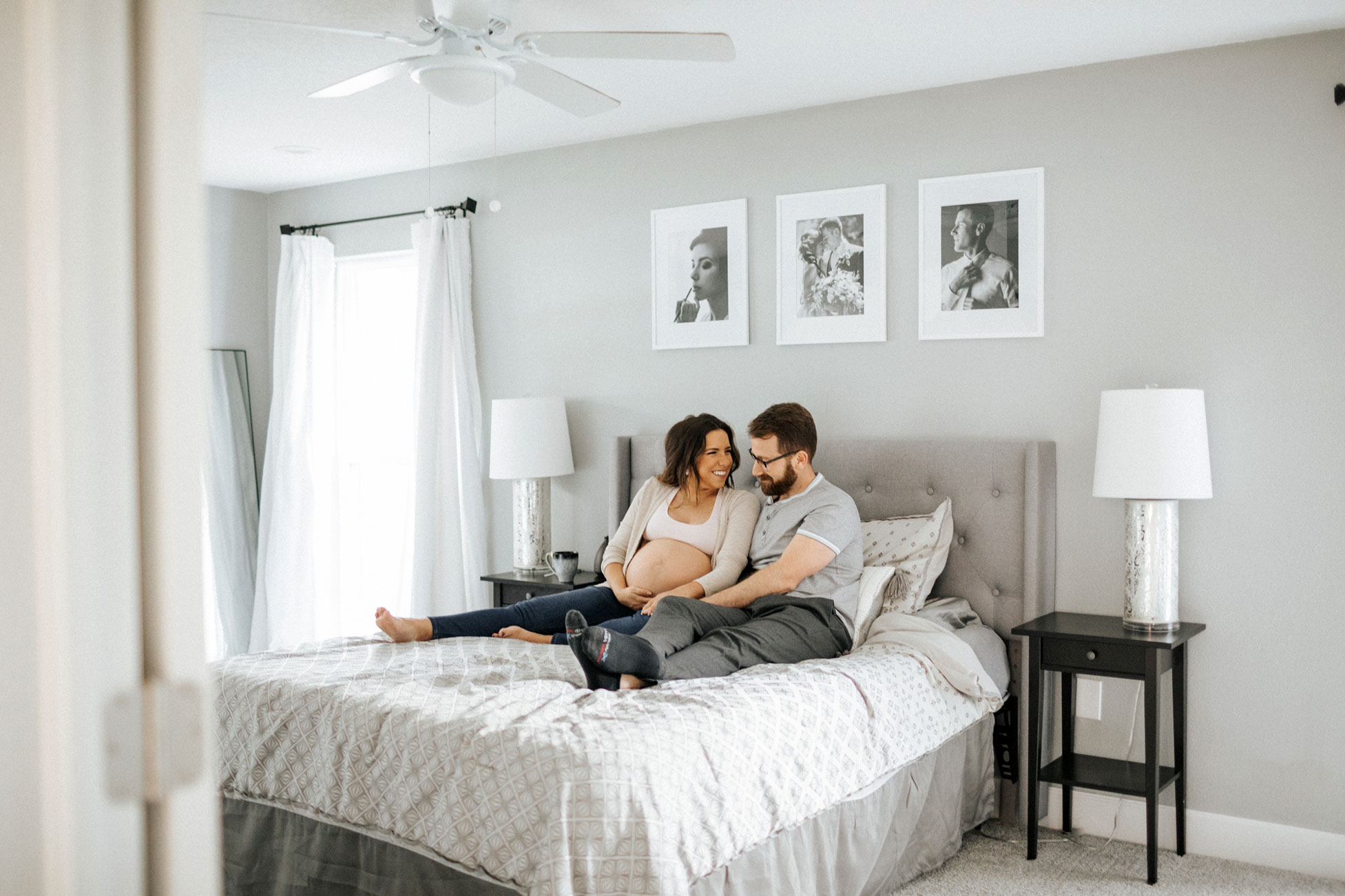 Tampa at home maternity photo & film session