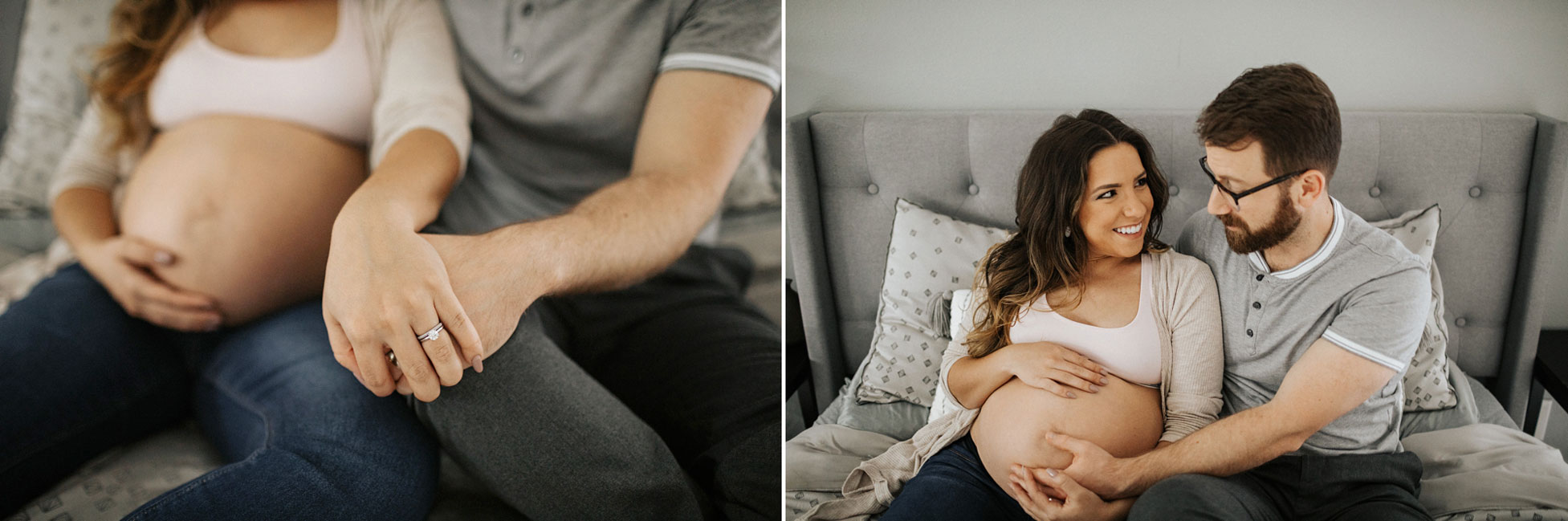 Tampa at home maternity photo & film session