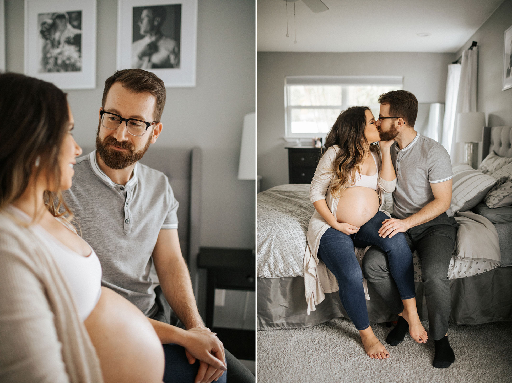 Tampa at home maternity photo & film session