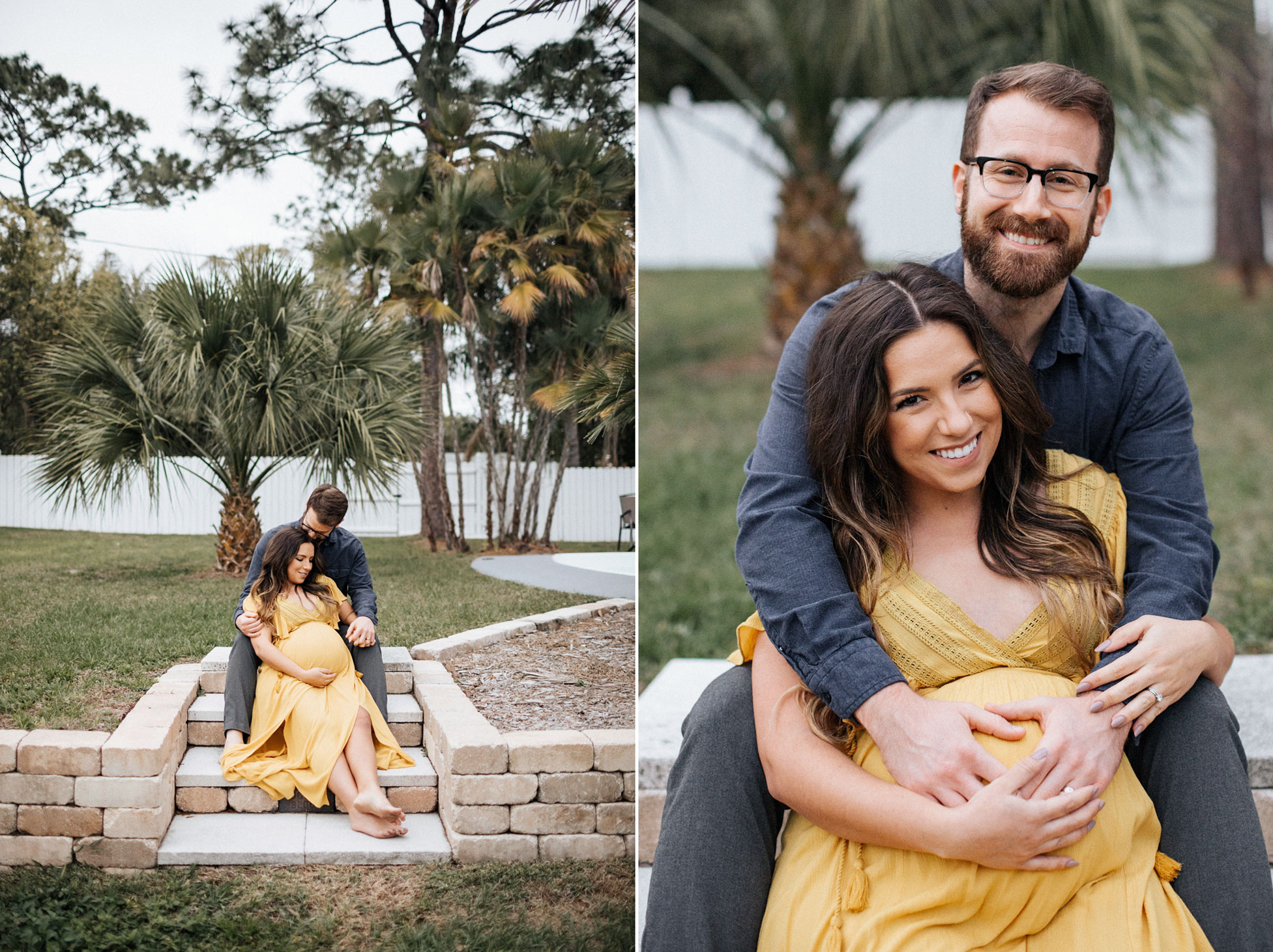 Tampa at home maternity photo & film session